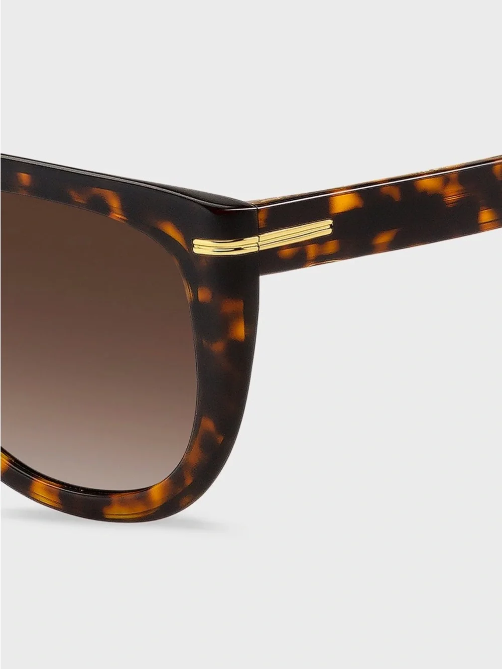Hugo Boss Tortoiseshell Havana Acetate Sunnies